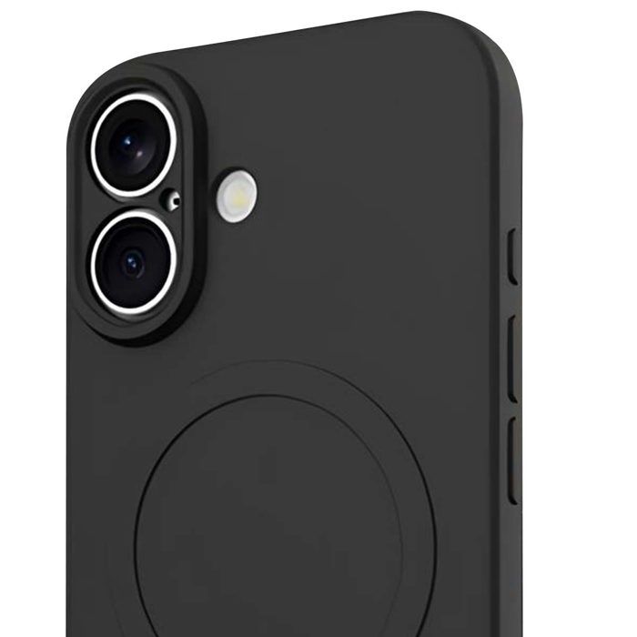 Coque Pour iPhone 17 MagSafe En TPU Résistant Série KickCase JUST IN CASE Noir