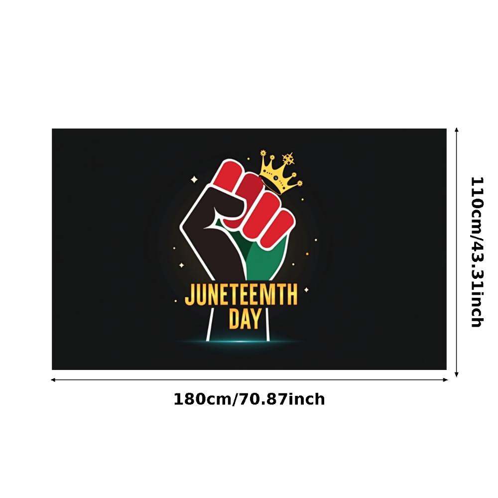 Crown Element Black History Banner Commemoration Banner Celebration Banner for Holiday Celebration Party Background