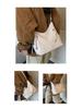 2025 Korean Fashion Large Capacity Crossbody Tote - Retro Autumn/Winter Women's Bag