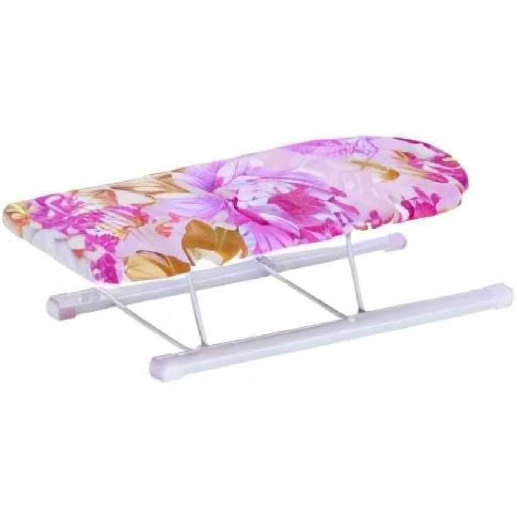 HisiLucky Mini Ironing Board Tabletop Portable Collar Ironing Board with Folding Legs for Household Dormitory Laundry Rooms, Pink