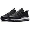 Nike Air Max 97 Black Swoosh Pattern Women's Sneakers Casual Shoes AR7621-001