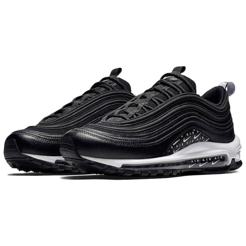 Nike Air Max 97 Black Swoosh Pattern Women's Sneakers Casual Shoes AR7621-001
