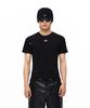 MORE THAN BLACK Logo Biker Half Sleeve
