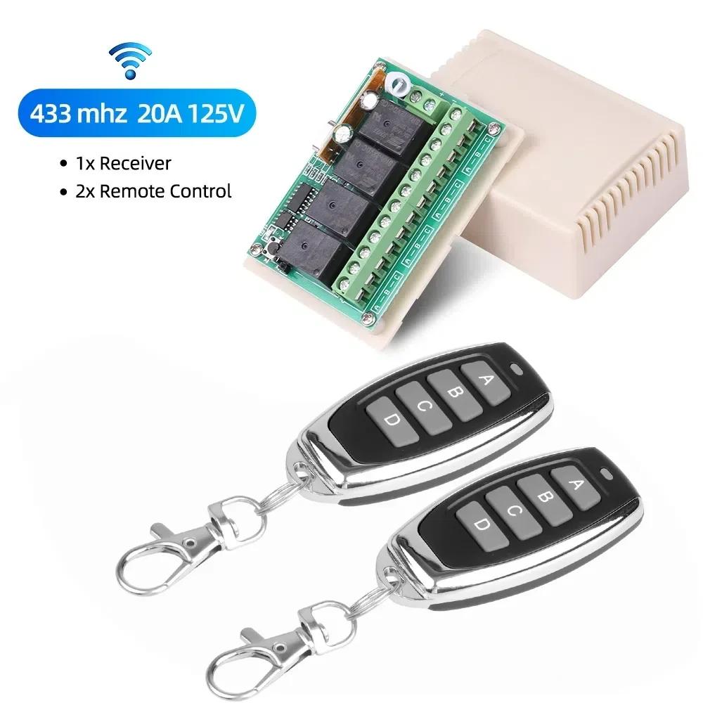433 MHz Universāla Bezvadu Tālvadības Pults