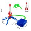 Air Rocket Foot Pump Launcher Soaring Toy Air Pressed Pedal Jump Toy Sports Game Fun Set for Children Outdoor Active Play Gift