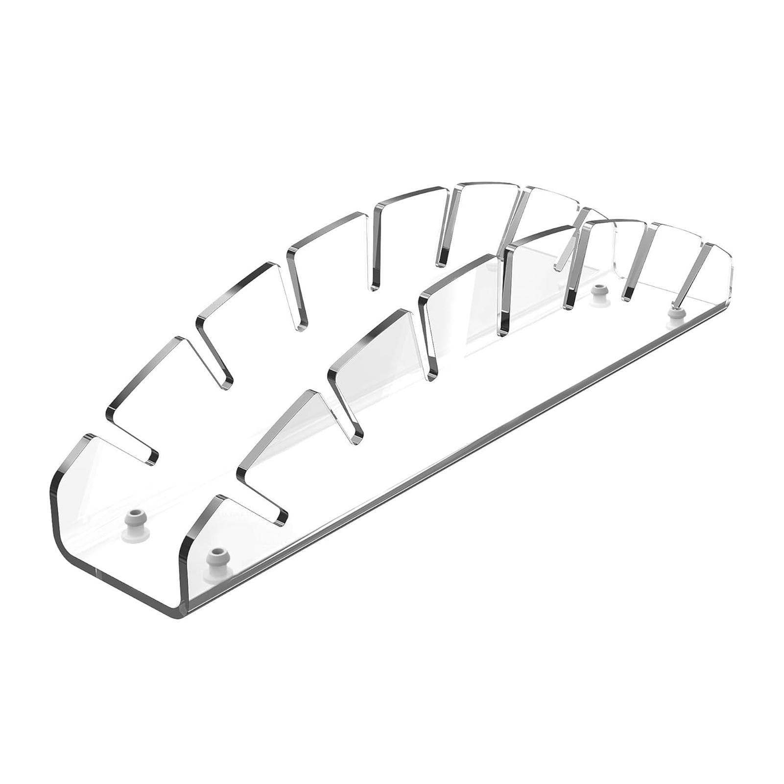 Изогнутый держатель для бейсболки для настольной подставки для шляп акриловые стойки для хранения и организации шляп экономящие место для дома офиса 1pcs 12119₽