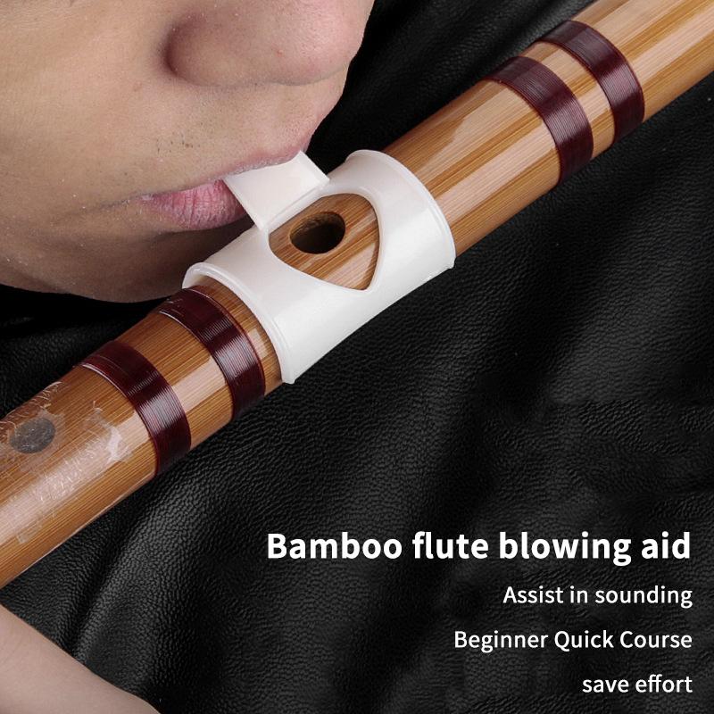 Bamboo Flute Blowing Aid Flute Easy To Blow Blower Mouthpiece Whistle Professional Musical Instrument Accessories Durable 1PC