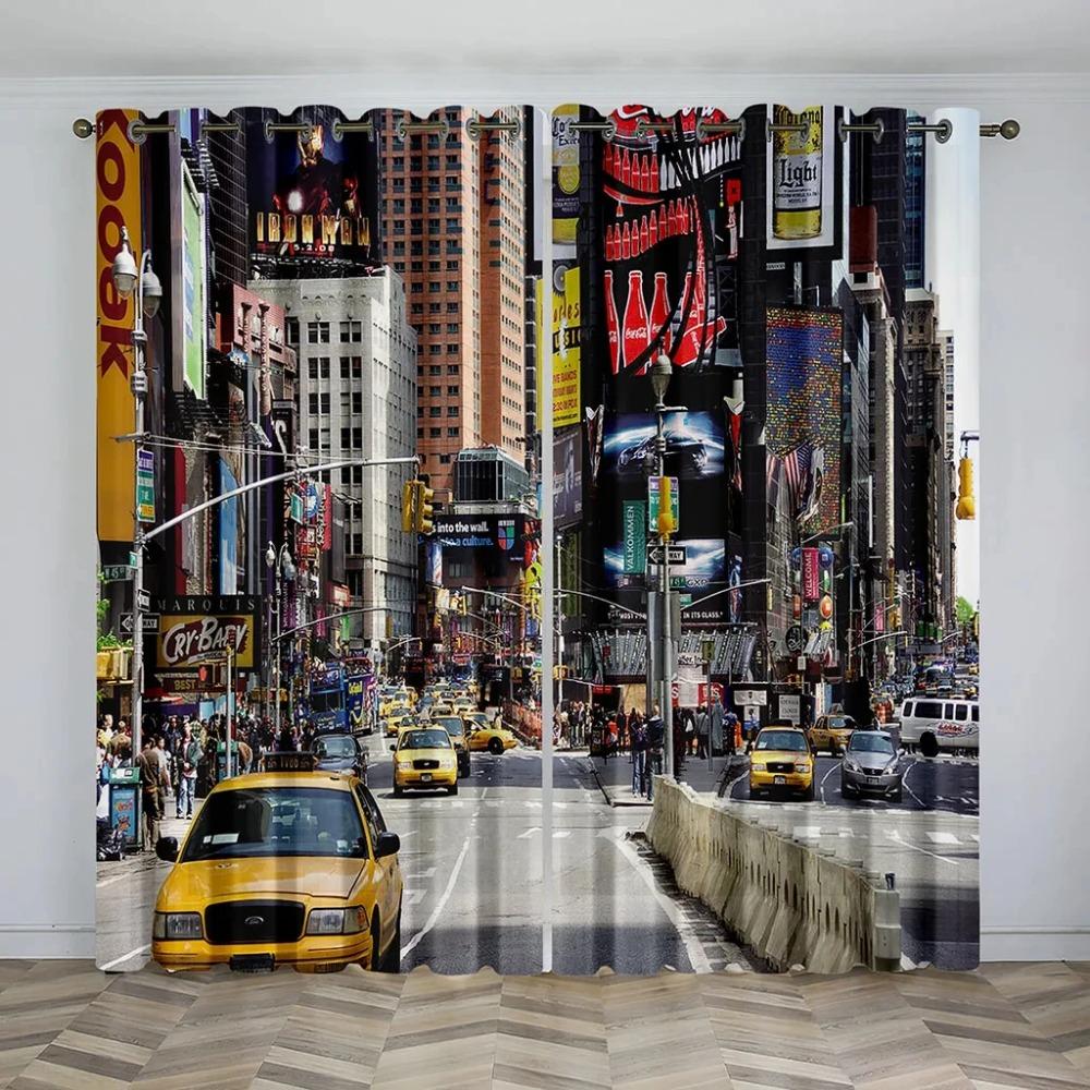 Různé styly série Dark Vzor vysoce zatemňovacích závěsů Ložnice a obývací pokoje Silná zatemňovací závěsa Vícebarevný závěs