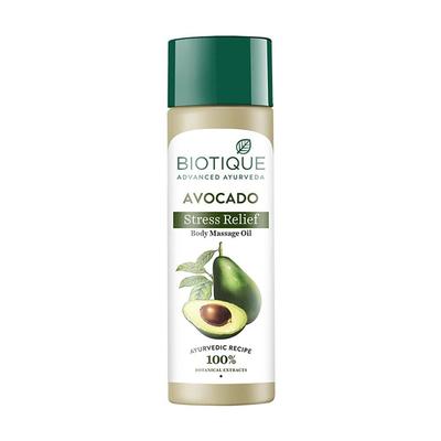 Massage Oil with Avocado: To Relieve Stress (200 Ml), Avocado Stress Relief Body Massage Oil