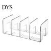 Office Desk Accessories for Book Clear Acrylic File Holder, L-Shaped Organizer, Sturdy Desktop Plastic Dividers Folder Rack, Documents Magazines