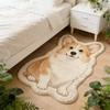 Soft Plush Cat-Shaped Area Rug Anti-fouling Cartoon Carpet Funny Home Decor Carpet  for Bedroom