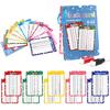 Multiplication Flash Cards, Early Education Math Cards, 14 Pcs Reusable Writable Educational Learning Cards