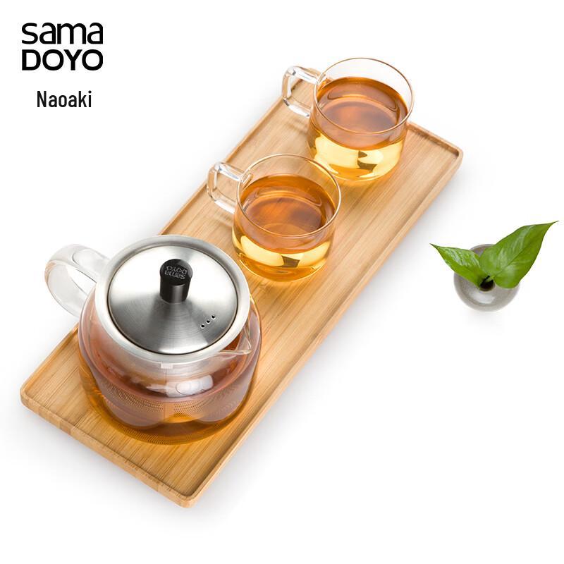 Shangming Heat-Resistant Glass Teapot with Stainless Steel Infuser