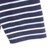 LACOSTE Border Pattern 7 minutes sleeve Boat neck Basque shirt 3 Navy Men's Used