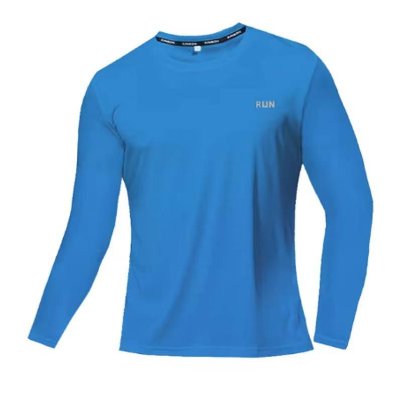 Unisex Quick-Dry Ice Silk Loose Fit Round Neck Running T-Shirt