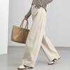 Fanzhen Women's High-Waist Loose Wide-Leg Denim Pants