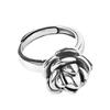 European and American Women's Hip-Hop Korean Style Internet-Famous Index Finger Ring Big Petal