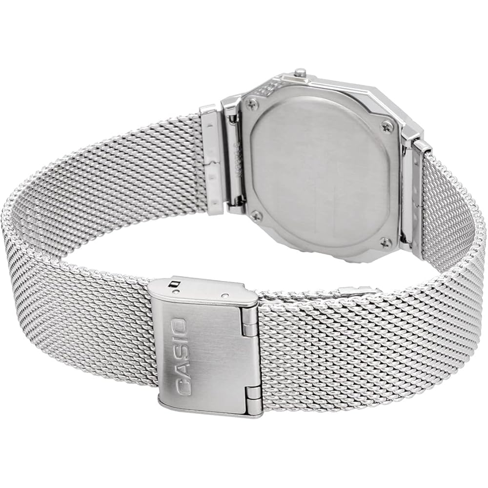 Casio CASIO Digital Watch Vintage Series A700WM-7A Metal Mesh Band Men's Women's Silver Oversea...