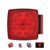 High Intensity Vehicle Vibration Resistant LED Truck Tail Light Square Design Waterproof Housing Universal Compatibility