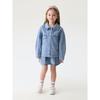Mark Jenny Heart-Filled Girls' Lace Collar Pure Cotton Denim Jacket Baby Jacket Spring New Style 560110