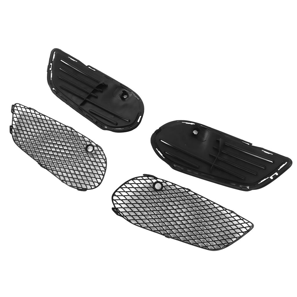 Set Copertura Griglia Inferiore Paraurti Anteriore per Nebbiogeni Adatto per Benz Classe C W205 C205 A205 Linea AMG C43 Pre-Facelift 2015-2018