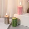 Handmade Ice Column Wax Household Unscented Candle Emergency Lighting Wedding Church Column Scented Candle