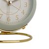 European Style Metal Clock Ingenious Mute Round Children Electronic Quartz Alarm Clock for Living