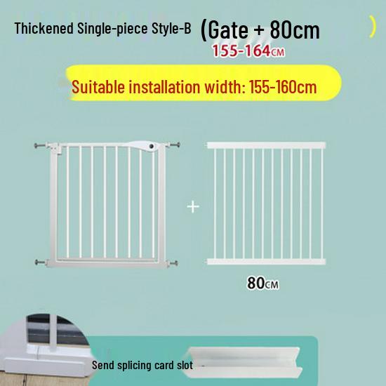 Safety Gate for Babies & Pets: Stairwell & Hallway Barrier Enclosure