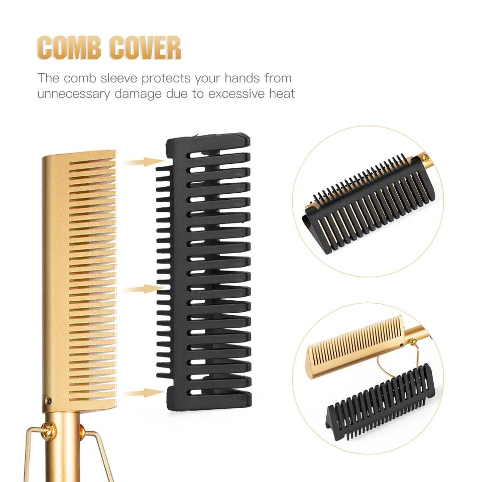 Heating Comb Electric Blow Brush Hairdressing Styling Tools for Man Beard Women Hair Hot Heating Comb Gifts