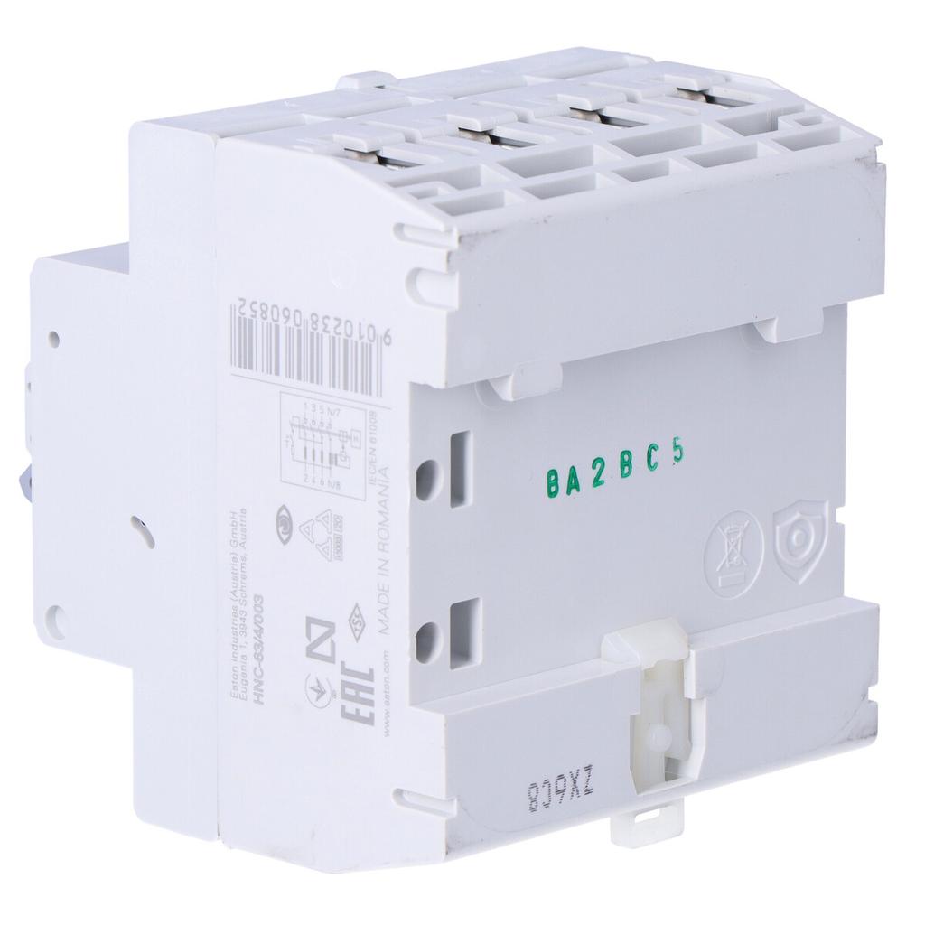 6kA differential circuit breaker type AC HNC-63/4/003