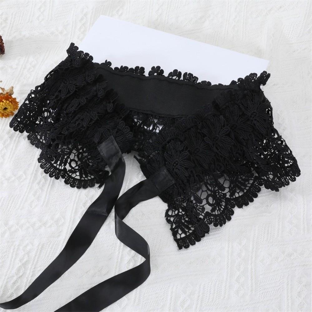 Elastic Bowknot Cinch Belt Elegant Dress Waistband Versatile Lace Waist Belt for Women