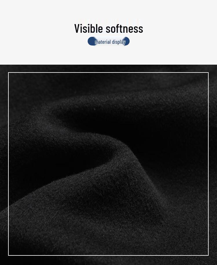 FAPAI Men's Long Wool Blend Overcoat with Detachable Down Liner