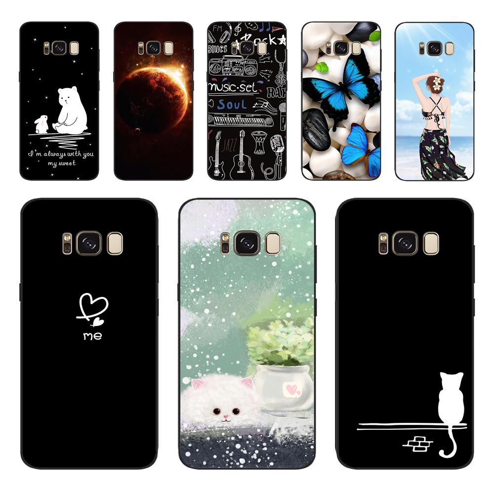 For Samsung S 8 S8 Case Back Cover for Samsung Galaxy S8 Plus Case Cover Soft TPU Silicone Fundas Coque For Samsung S8 Case
