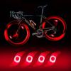4 X LED Bike Wheel Light, Waterproof LED Bike Wheel Light with 3 Flashing Modes LED Bike Wheel Lamp
