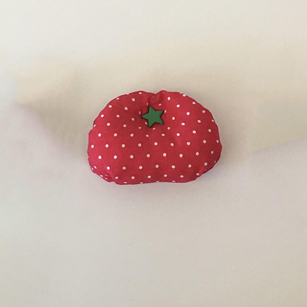 Fabric Tomato Cable Organizer Wired Headphone Data Cable Organizer Cute Tomato Photo Decoration Multifunctional Storage Buckle