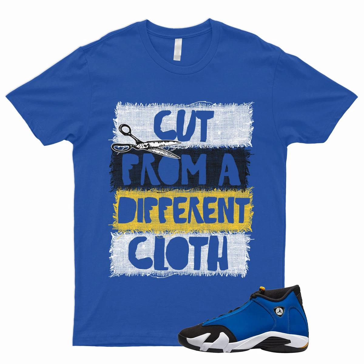 

Обрезать футболку, чтобы она подходила к 14 Retro Laney Varsity Royal Yellow Maize Reverse 2023 1 S