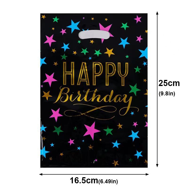 10/20/30pcs Birthday Party Gift Aluminum Wedding Candy Plastic Snack Bags Gift Packaging Holiday Return Bags