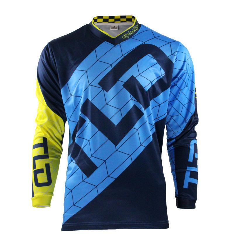 Mountain Bike Downhill Suit Long-sleeved Mountain Bike Off-road Motorcycle Suit T-shirt Running Casual Sunscreen Top Transparent