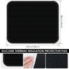 2 Pcs Heat Resistant Mat Fireproof Waterproof Pad Countertop Protector Pads Reusable Appliance Mats for Coffee Maker and Toaster