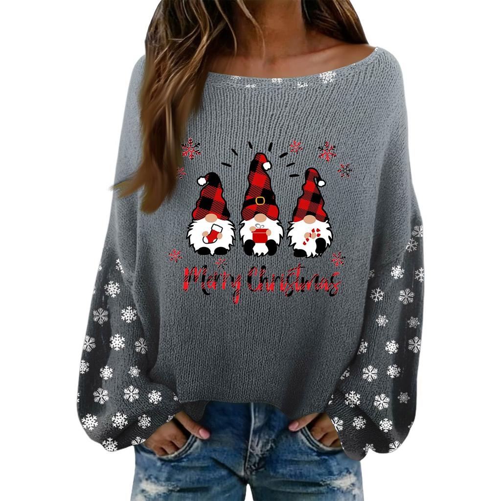 Women's Fashion Long Sleeved Elegant Sweater Top