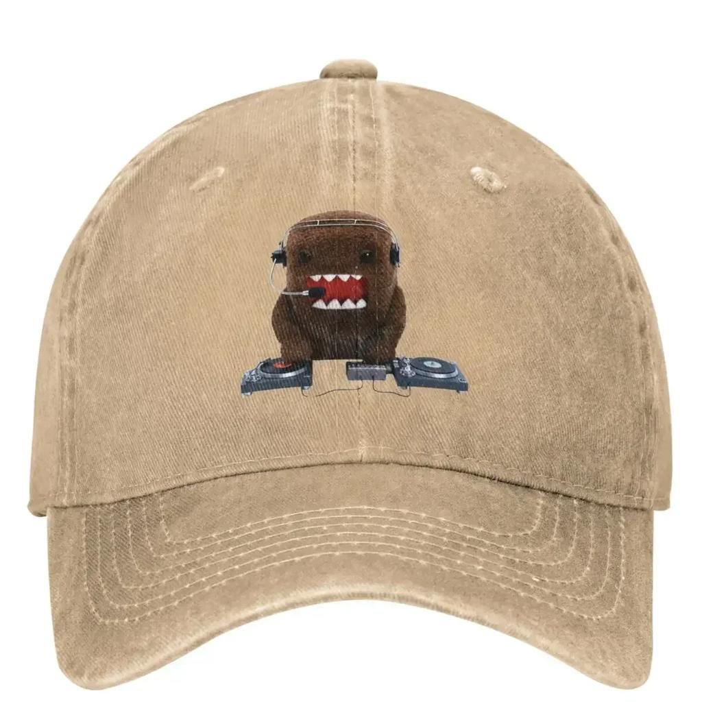 DJ Domo Kun Washed Baseball Cap Japanese Doll Classic Hip Hop Hats Summer Couple Women Outdoor Sport Designer Baseball Caps