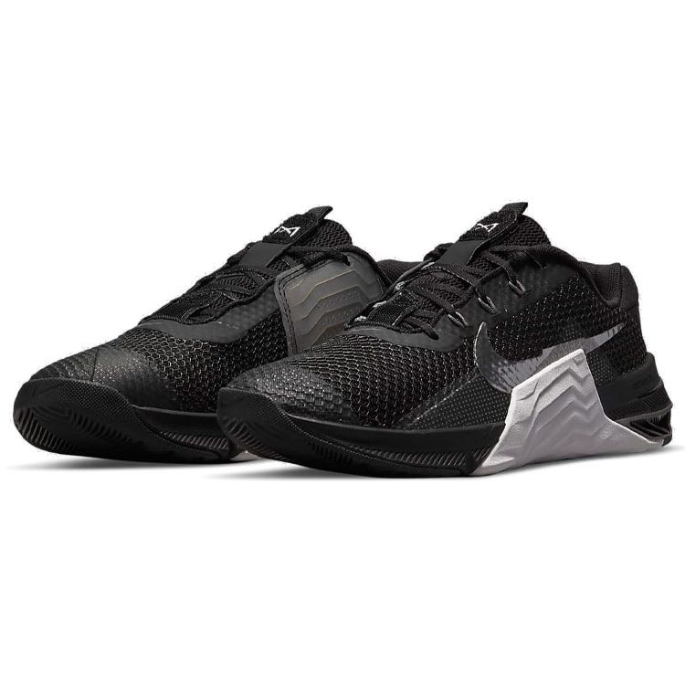 Nike Metcon 7 Black White Women Sneakers Smoke-Grey Metallic-Dark-Grey CZ8280-010