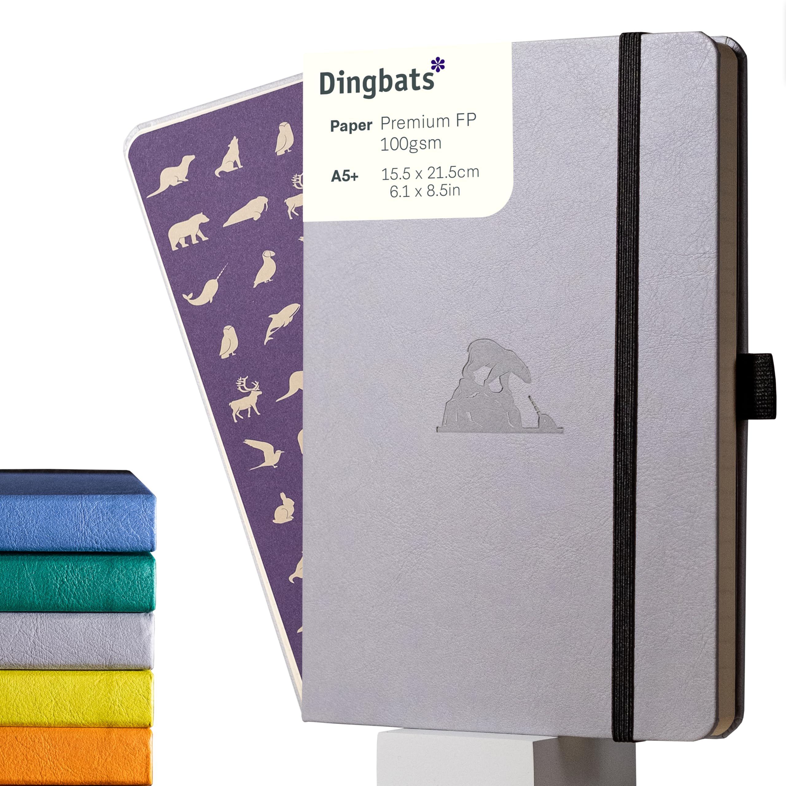 

Dingbats Earth Dot A5 Medium Glycine Arctic Hardcover Cream 100gsm Inkproof Paper Numbered Index Key Pages - Notebook, - - - Pages, &