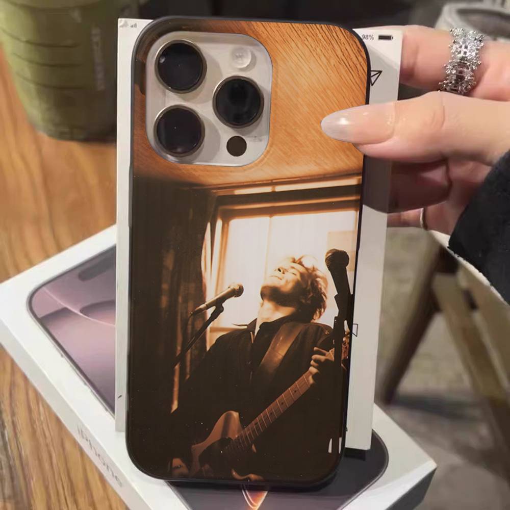 J-Jeff B-Buckley For IPhone 16 15 11 12 13 14 17 Pro Max PLUS Pro Soft Corrugated Silicone Back Phone Case