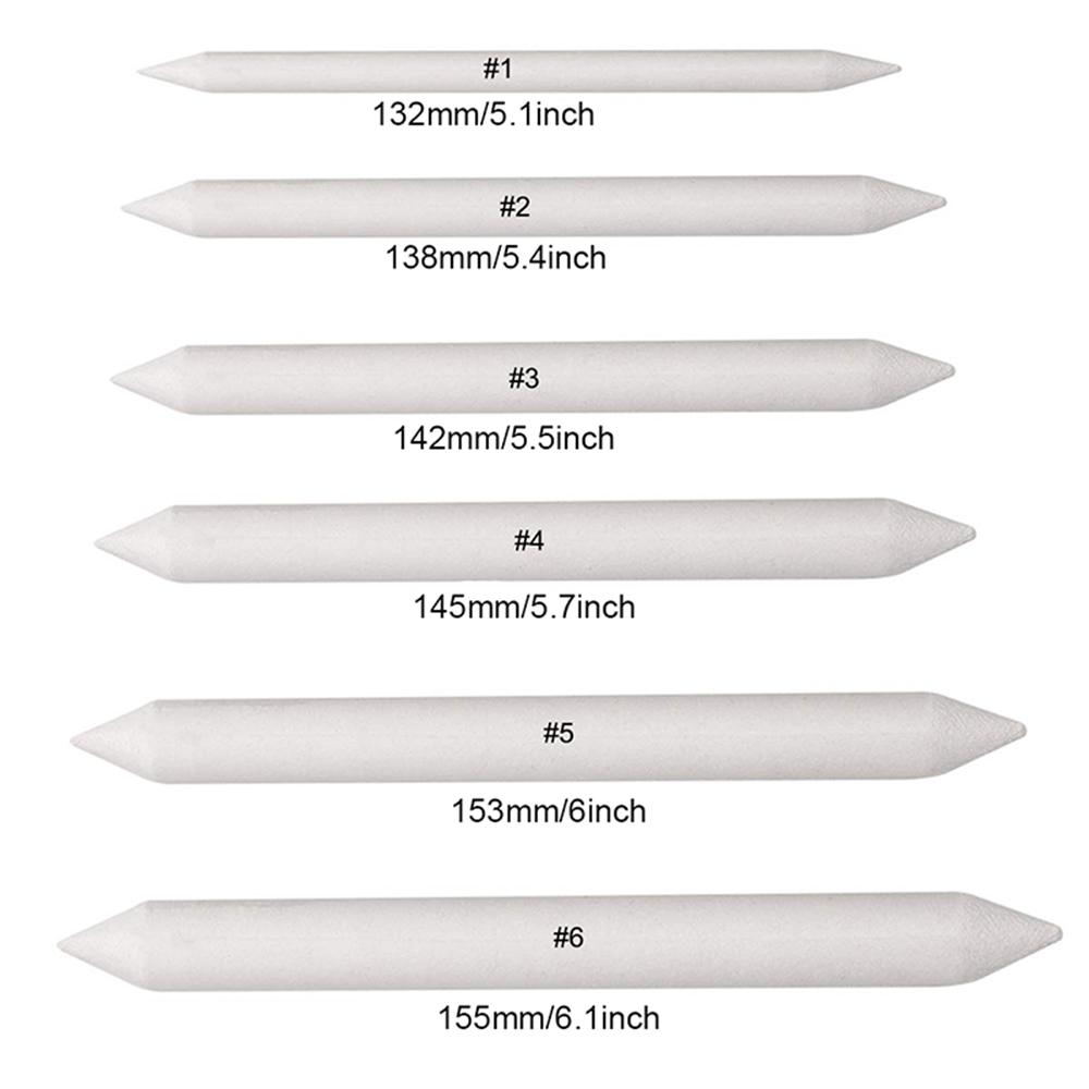 6/12/48Pcs Blending Stump and Tortillions, Paper Art Blenders, Art Pencils, Drawing Pencils for Student Sketch Drawing Tools