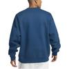 Nike Logo Print Crew Neck Sweatshirt Men Tops Dark-Blue CV0554-460