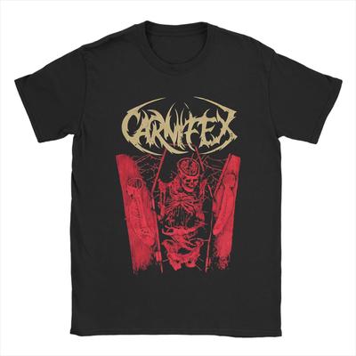 Band Carnifex In the Graveyard Cotton T Shirt For Unisex Beach Streetwear TShirts O Neck Fashion Tees Plus Size Hot Sale Tops