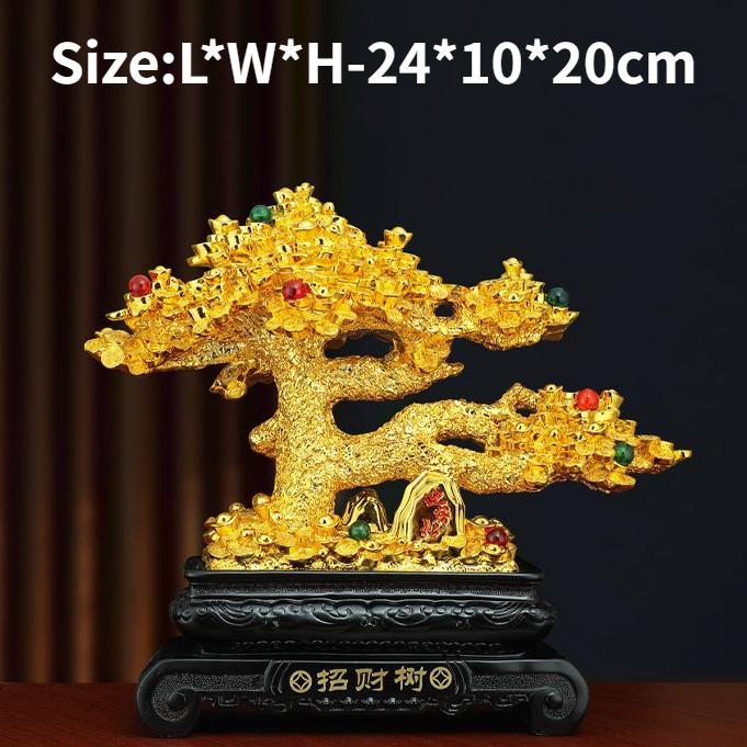 Богатство Дерево богатства Украшение дерева богатства Добро пожаловать домой Гостиная Тумба под телевизор Винный шкаф Декор Изделия из смолы Подарки