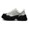 Li-Ning Synthetic Leather Non-Slip Wear-Resistant Low-Top Sports Casual Shoes Women Sneakers White Black AGCS276-3