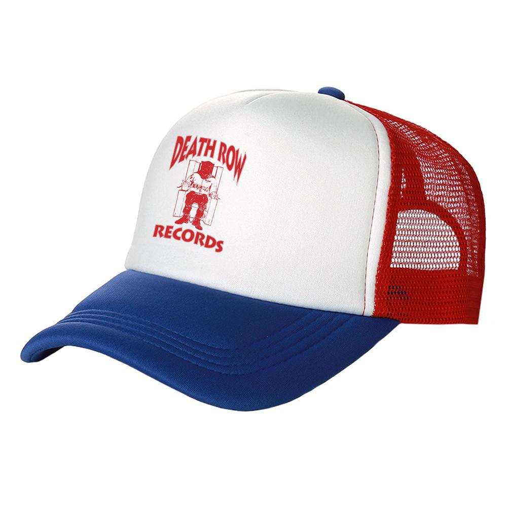 Death Row Records Trucker Caps Unisex Cool  Baseball Caps Summer Mesh Net Snapback Hats MZ